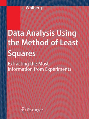 cover image of Data Analysis Using the Method of Least Squares